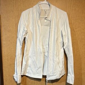 lululemon athletica White Zip-Up Define Jacket